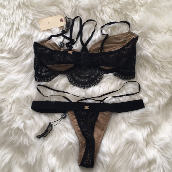 NWT For Love and Lemons Bra & Panty Set - Picture 8 of 8